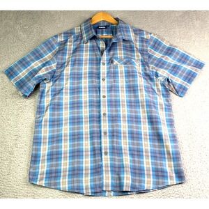 Kavu Shirt Mens Size Large Button Down Short Sleeve Multicolor Lightweight